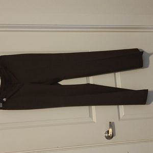 Brown plaid dress pants